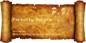 Partelly Verita névjegykártya